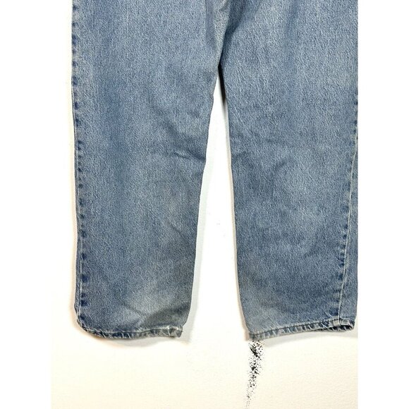 Vintage Lee Relaxed Fit Straight Leg jeans mens size 36 x 30‎ Light Wash - Picture 5 of 12
